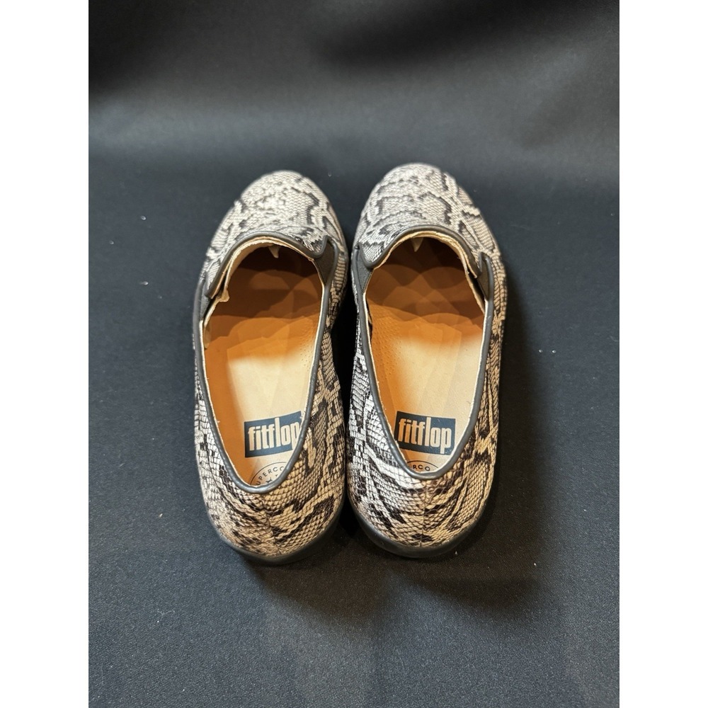 FitFlop F-Mode SupercomFF Snake Print Slip On Loafers Women's US 9 EU 41 Comfort - Picture 8 of 11